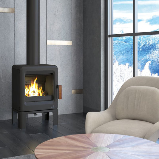 Poêle à bois en fonte Lira – 5 kW