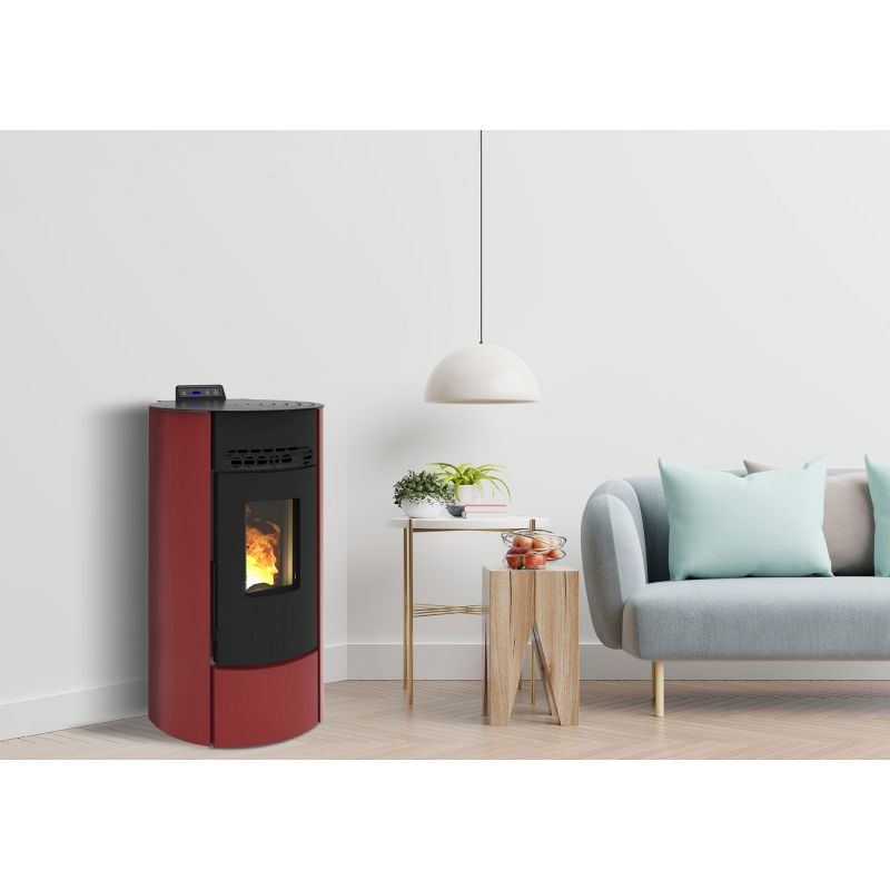 Poêle à granulés rond étanche R9 – 8,7 kW